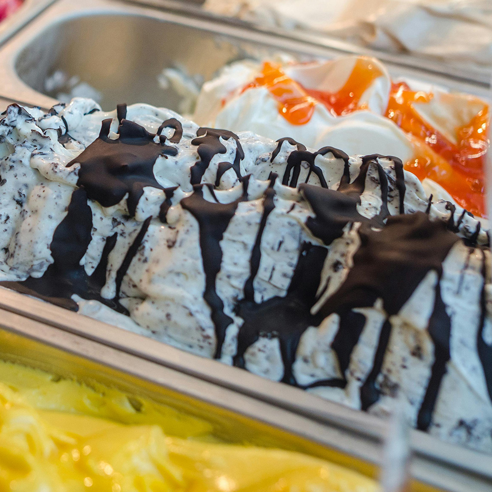 Straciatella-Eis