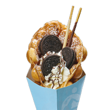 Oreo-Bubble-Waffle